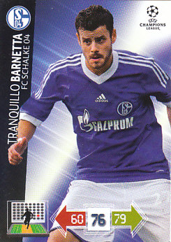 Tranquillo Barnetta Schalke 04 2012/13 Panini Adrenalyn XL CL #240